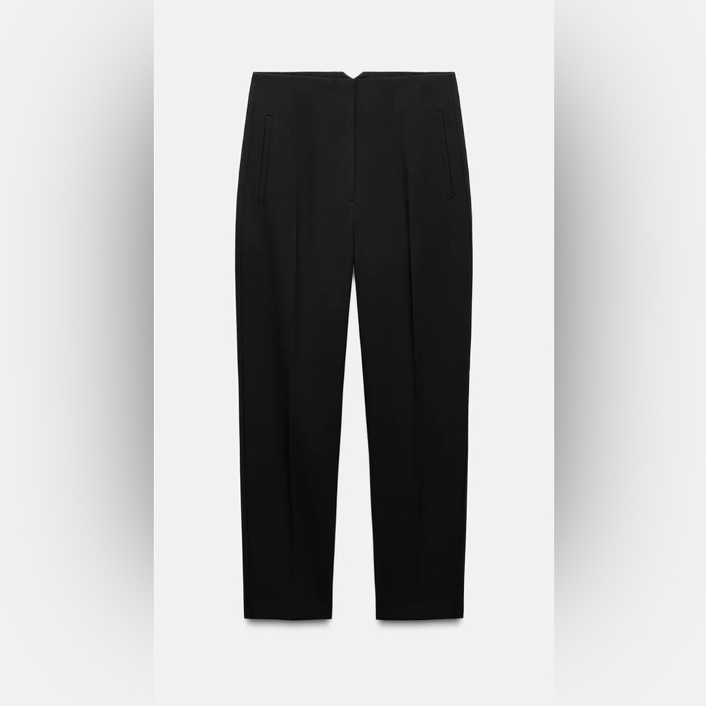 ZARA black high-waisted pants — size medium NWT
